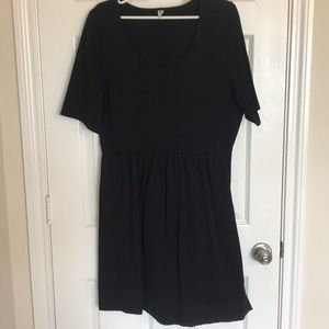 Old Navy black cotton dress